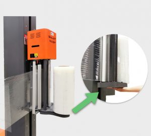 Inteligentní ovinovací stroj SMARTWRAP X2 PRE-STRETCH vozík fólie